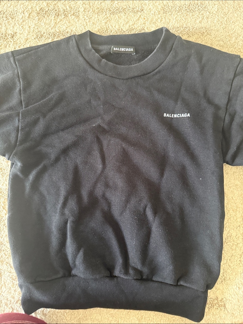 Balenciaga Kids Black Logo Sweatshirt